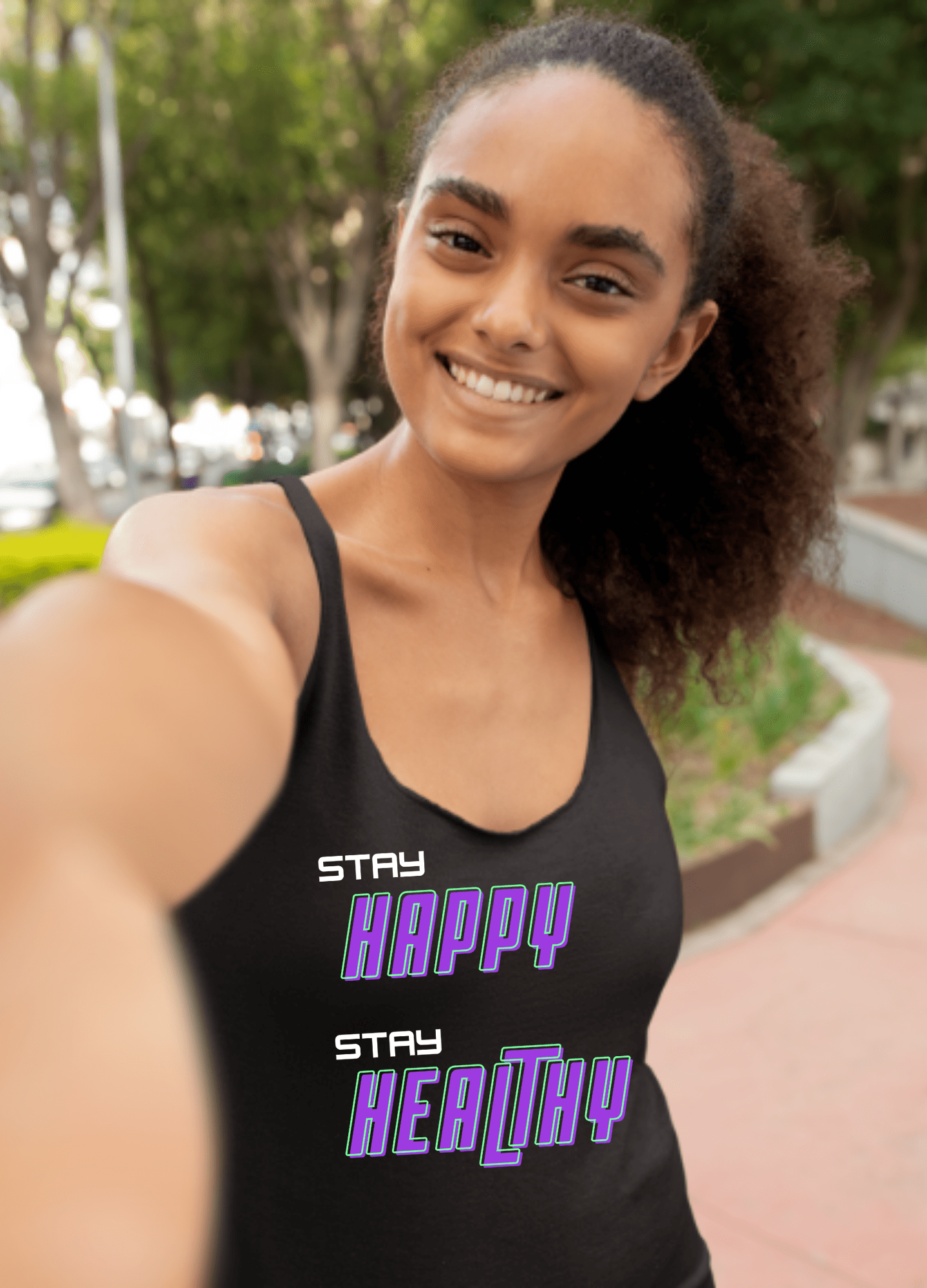 Happy and Healthy | Tank Top - Totally Bri LLC