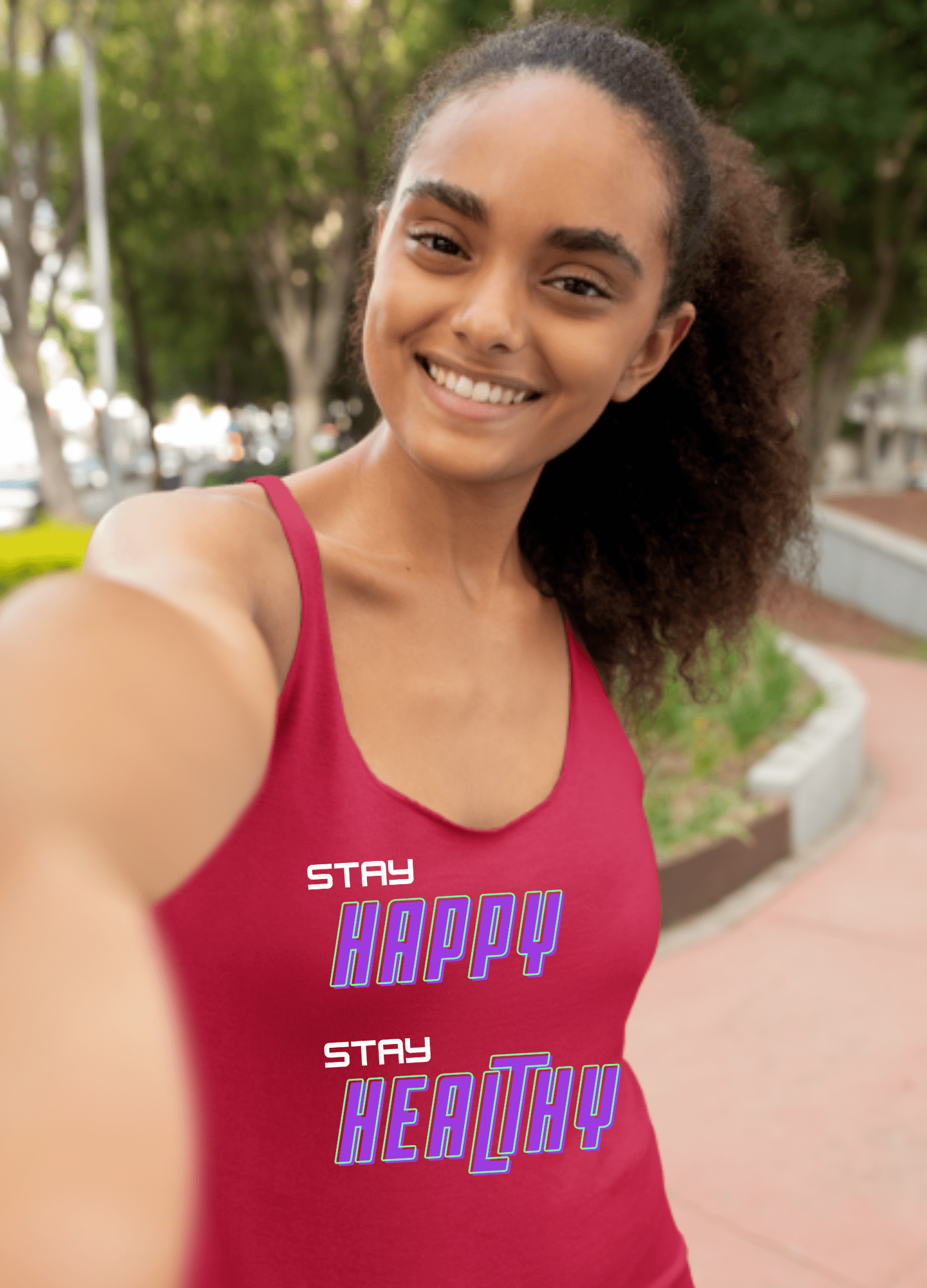 Happy and Healthy | Tank Top - Totally Bri LLC