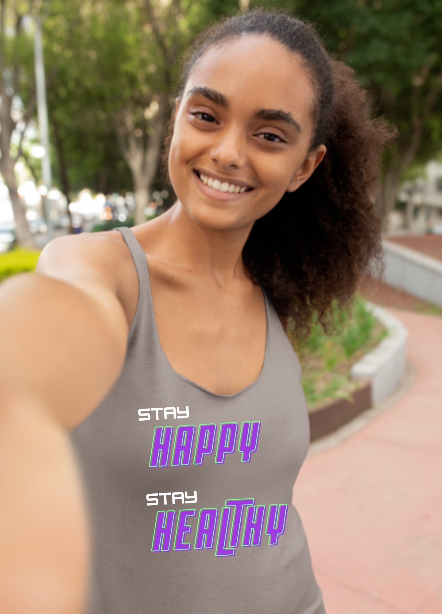 Happy and Healthy | Tank Top - Totally Bri LLC