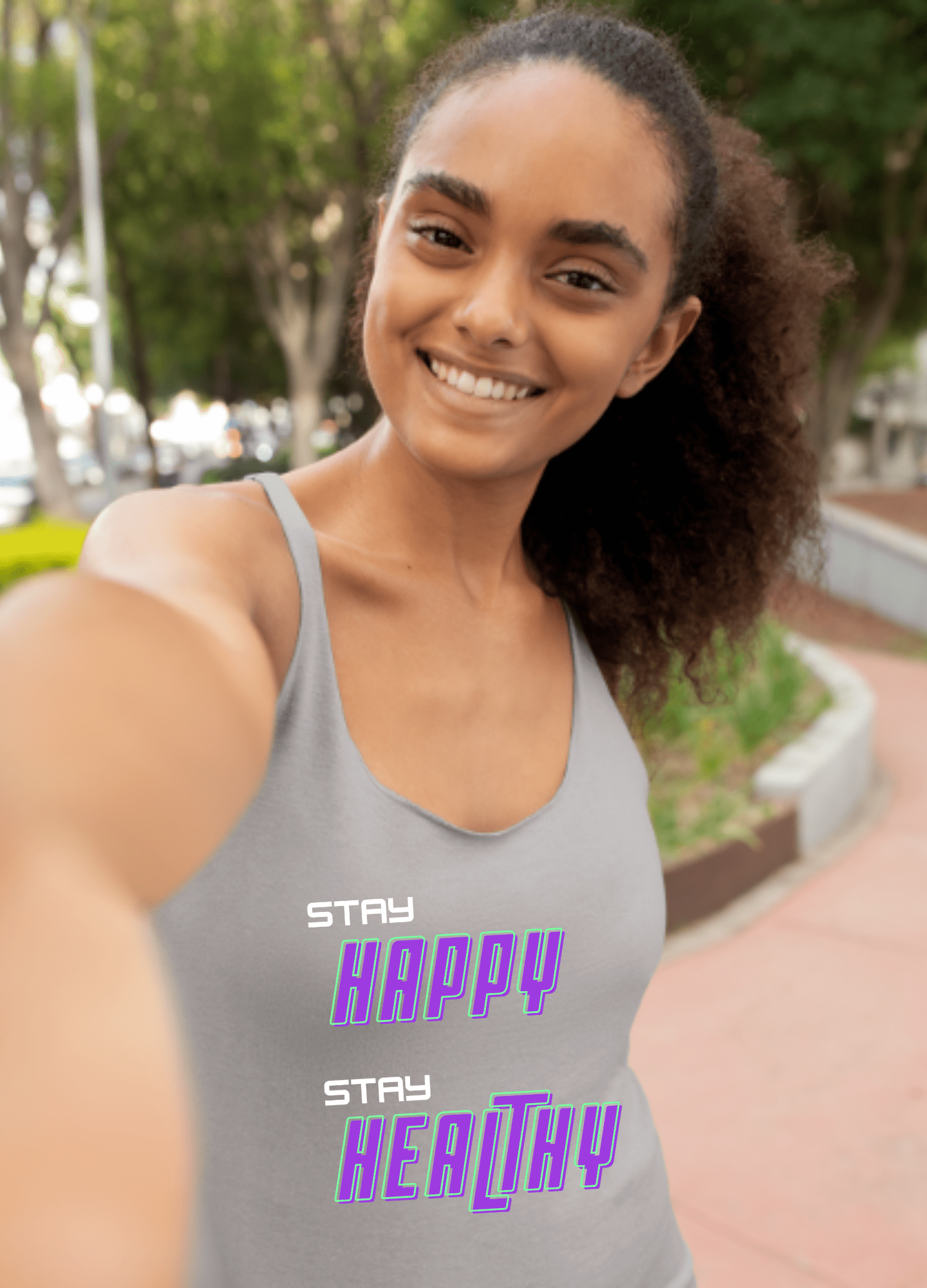 Happy and Healthy | Tank Top - Totally Bri LLC