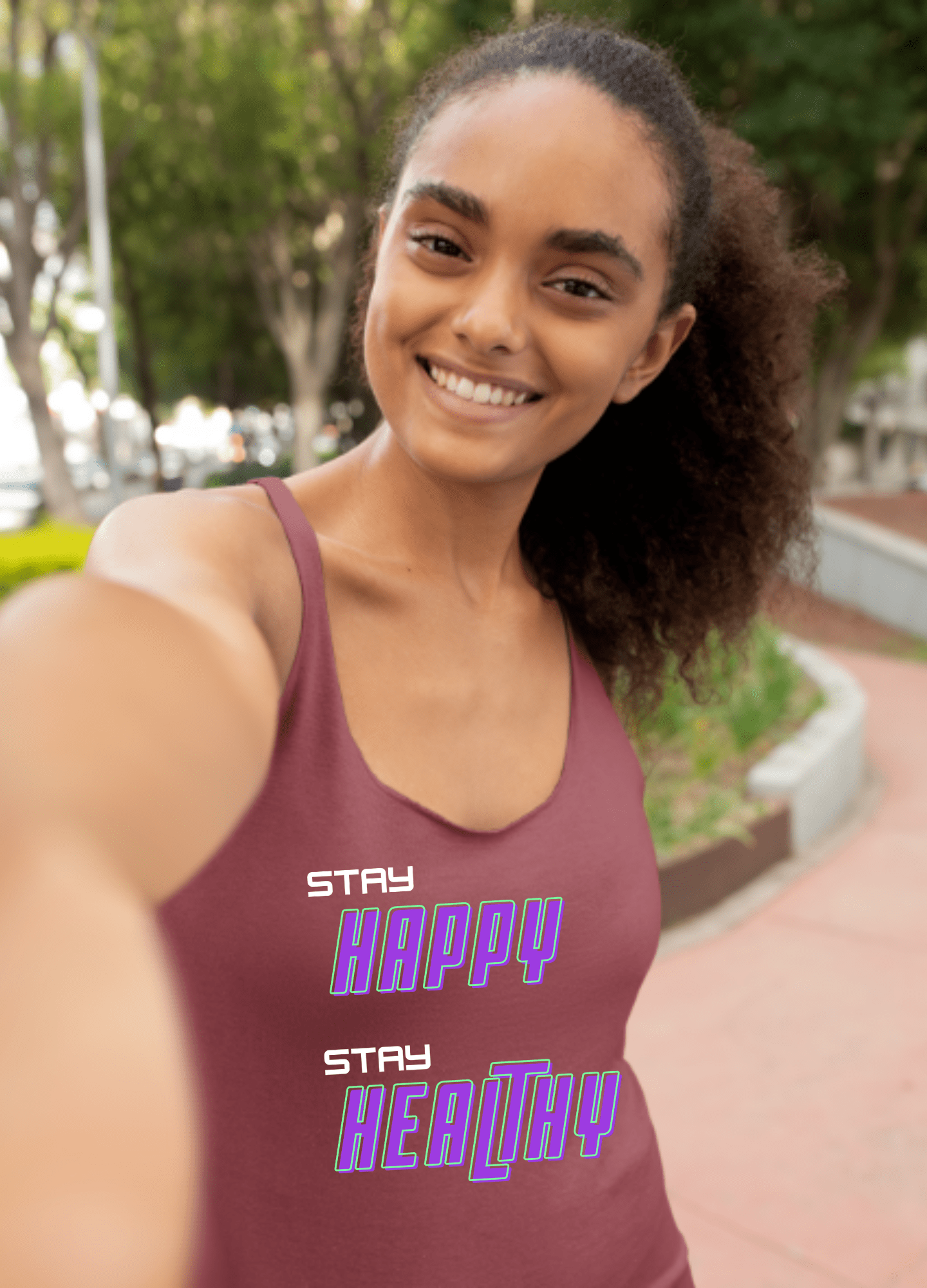 Happy and Healthy | Tank Top - Totally Bri LLC