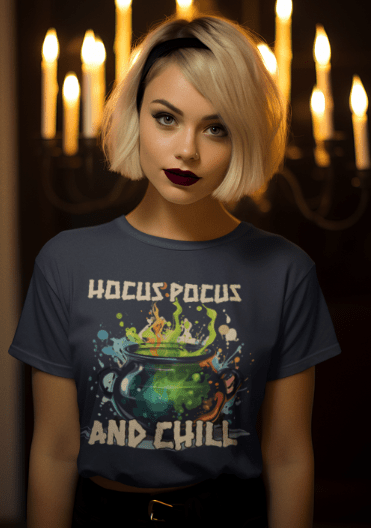 Hocus Pocus and Chill | Halloween | Graphic T-shirt - Totally Bri LLC