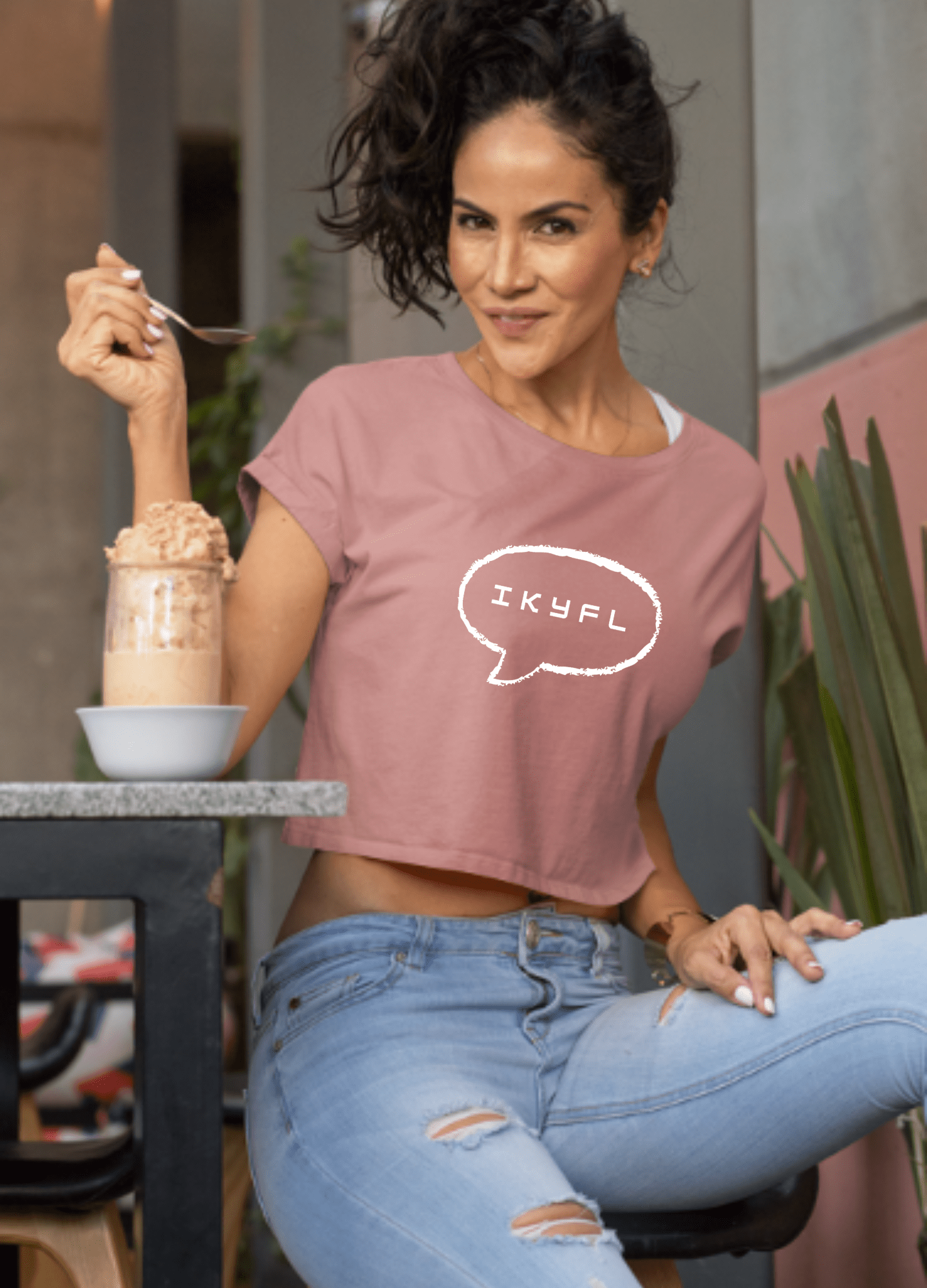 IKYFL | Funny | Crop Top - Totally Bri LLC