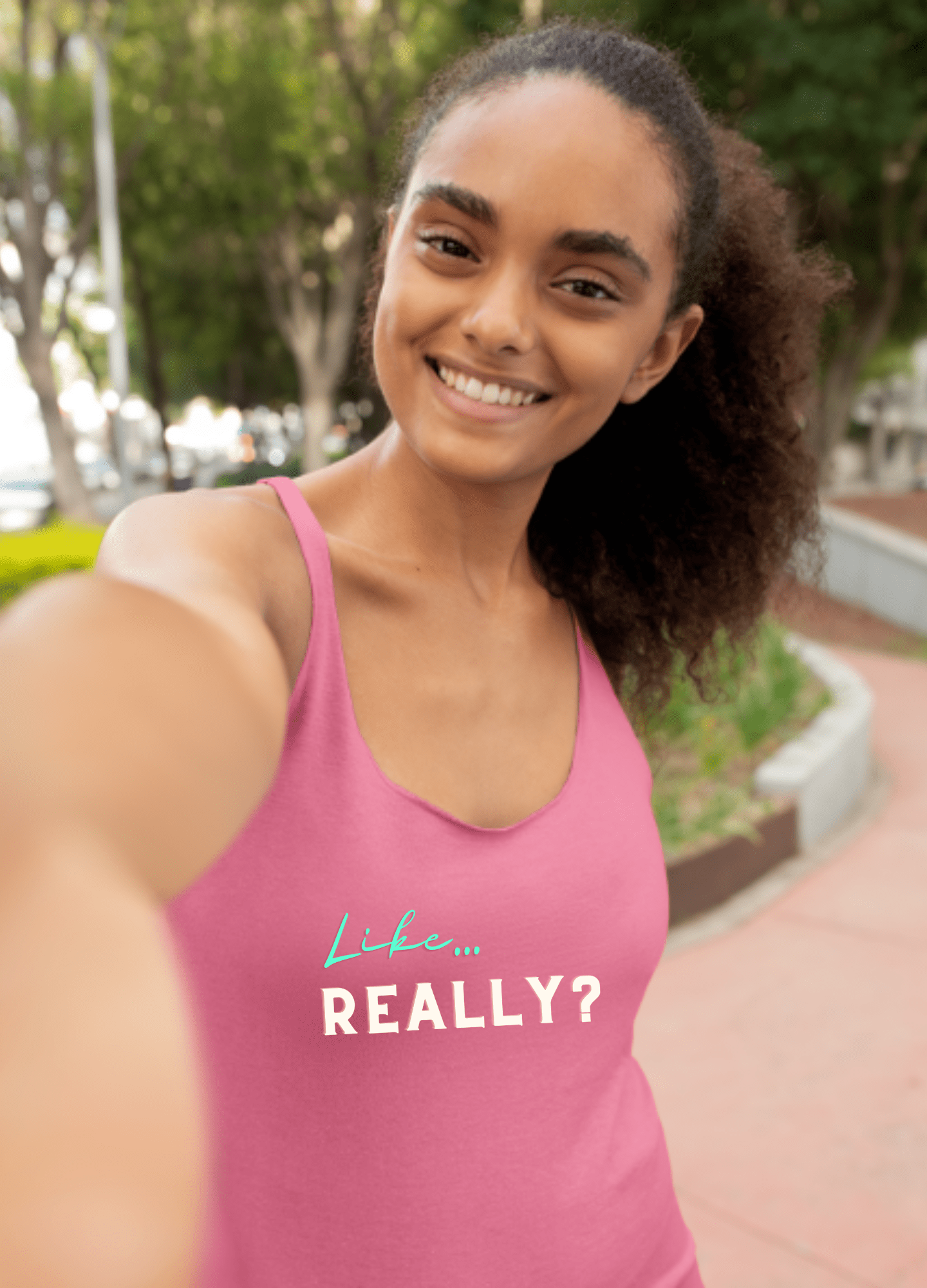 Like Really | Racerback Tank - Totally Bri LLC