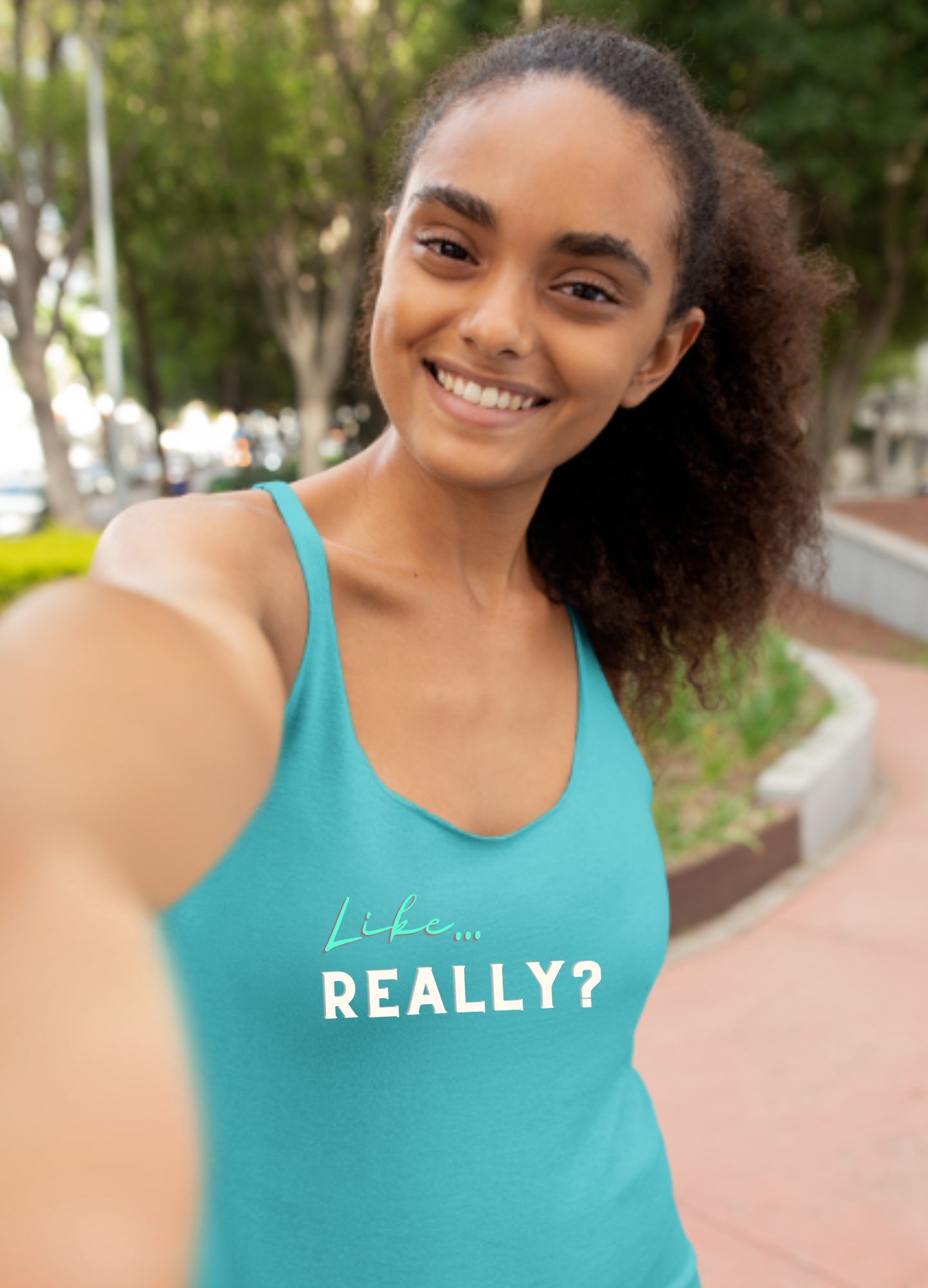 Like Really | Racerback Tank - Totally Bri LLC