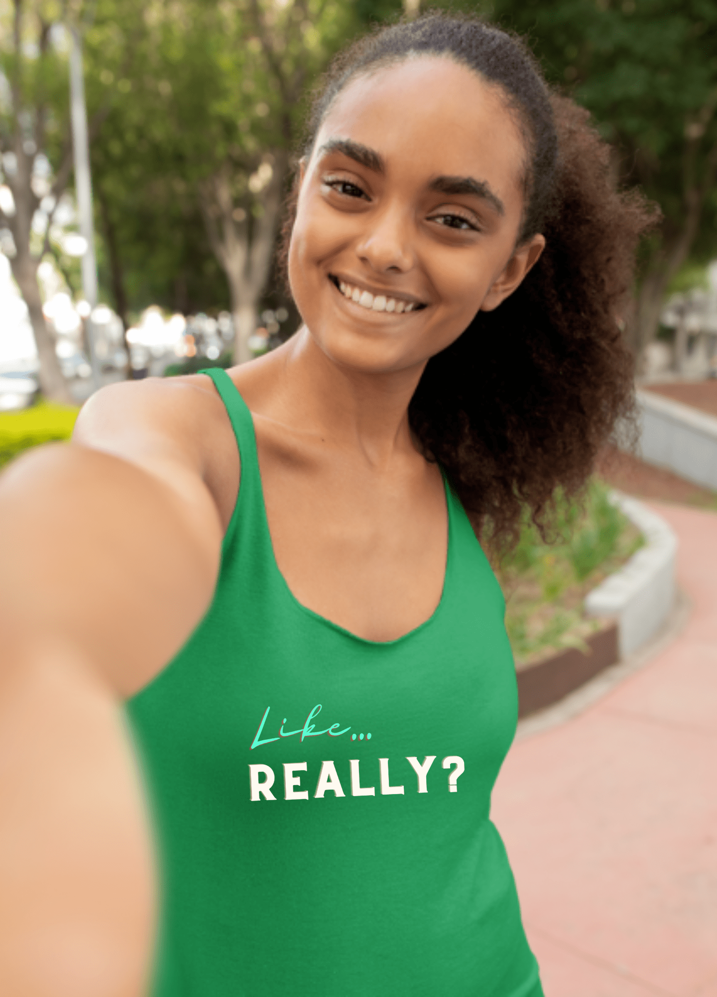 Like Really | Racerback Tank - Totally Bri LLC