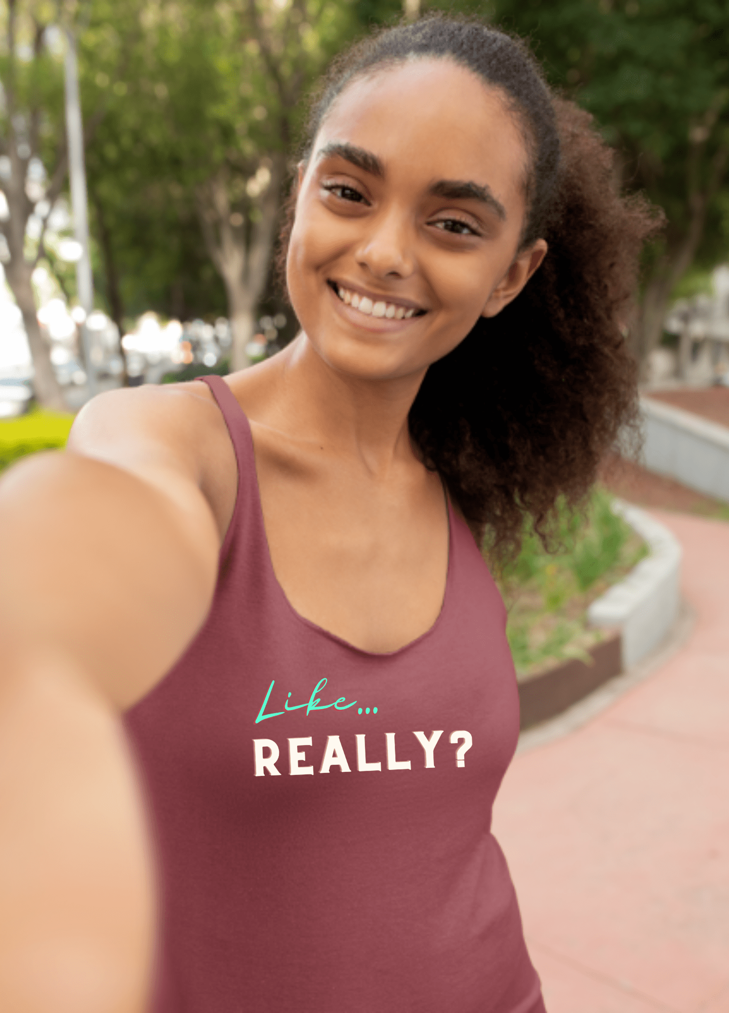 Like Really | Racerback Tank - Totally Bri LLC