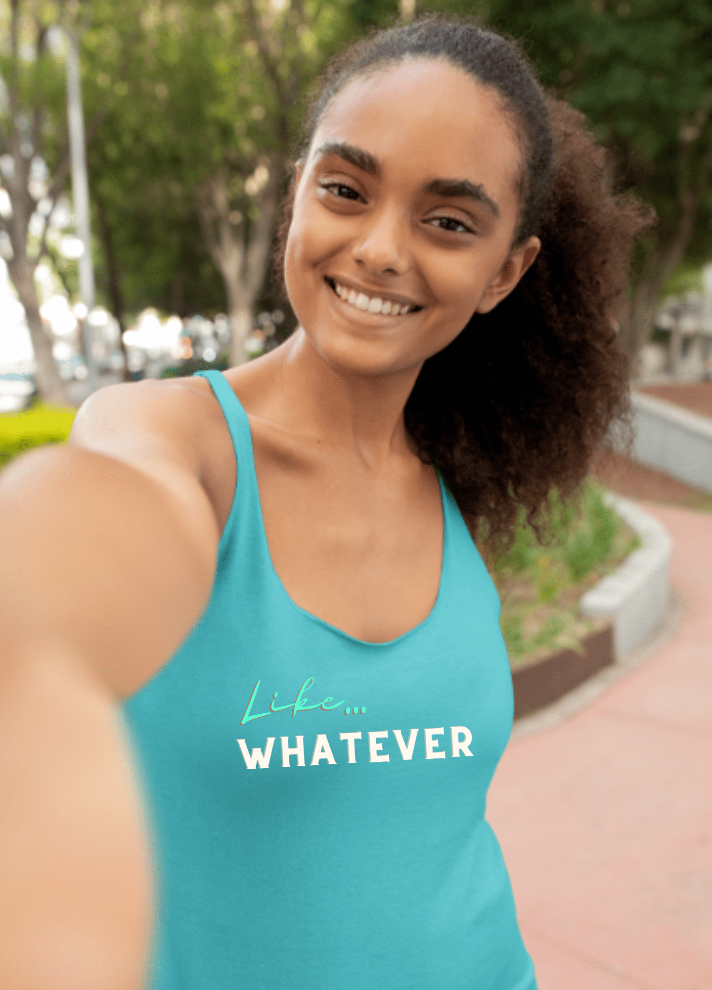 Like Whatever | Racerback Tank - Totally Bri LLC