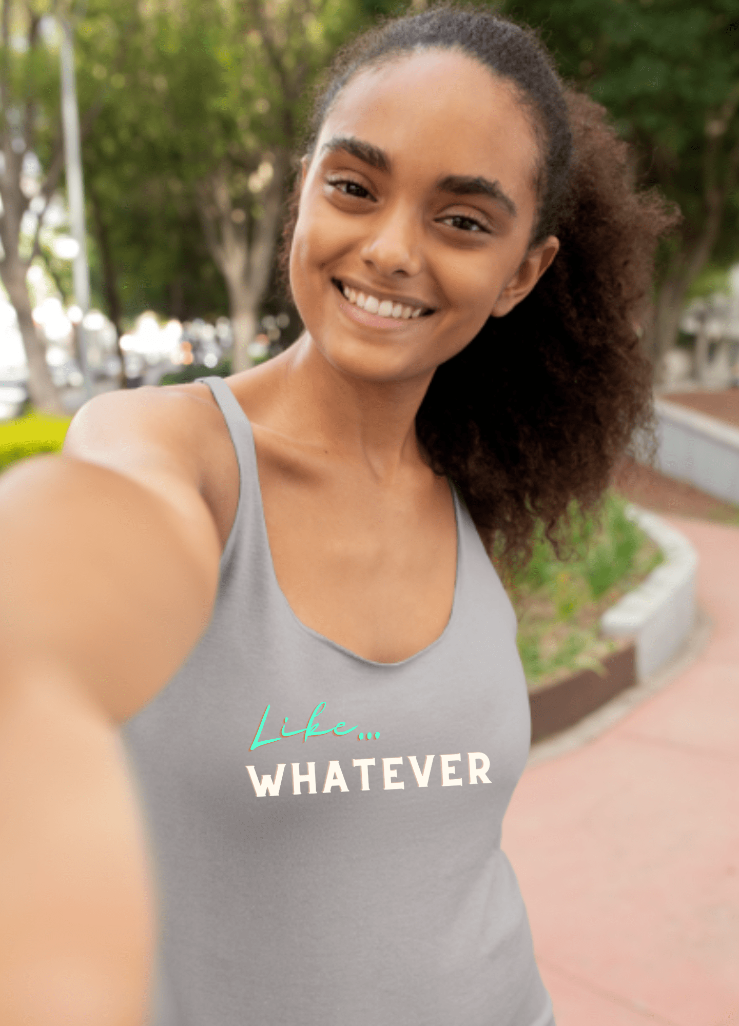 Like Whatever | Racerback Tank - Totally Bri LLC