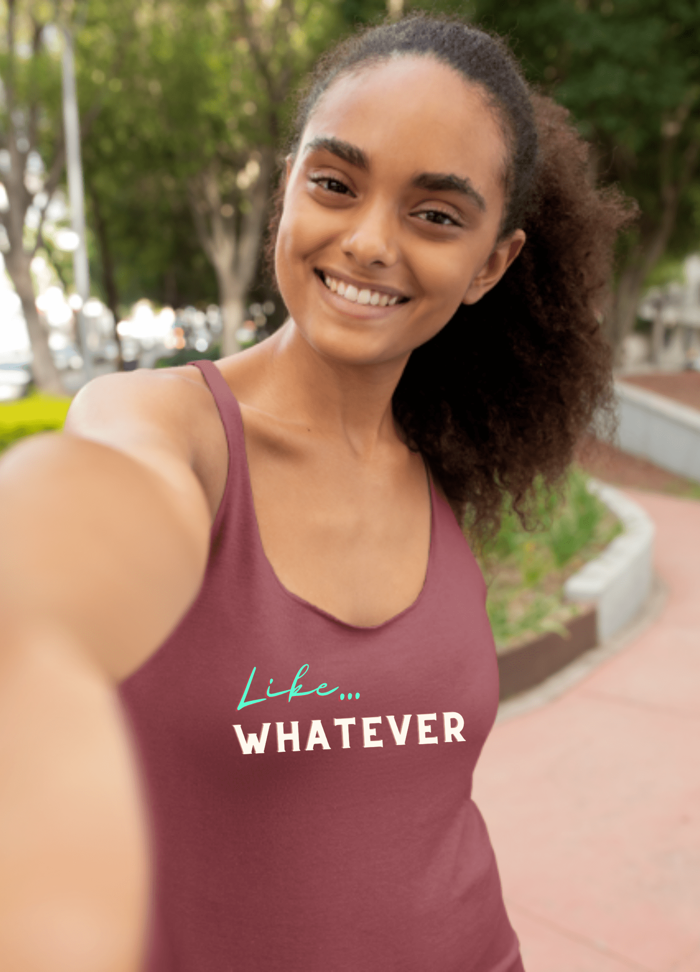 Like Whatever | Racerback Tank - Totally Bri LLC