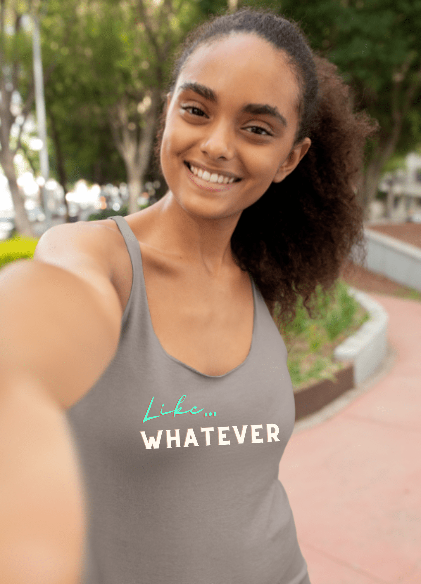 Like Whatever | Racerback Tank - Totally Bri LLC