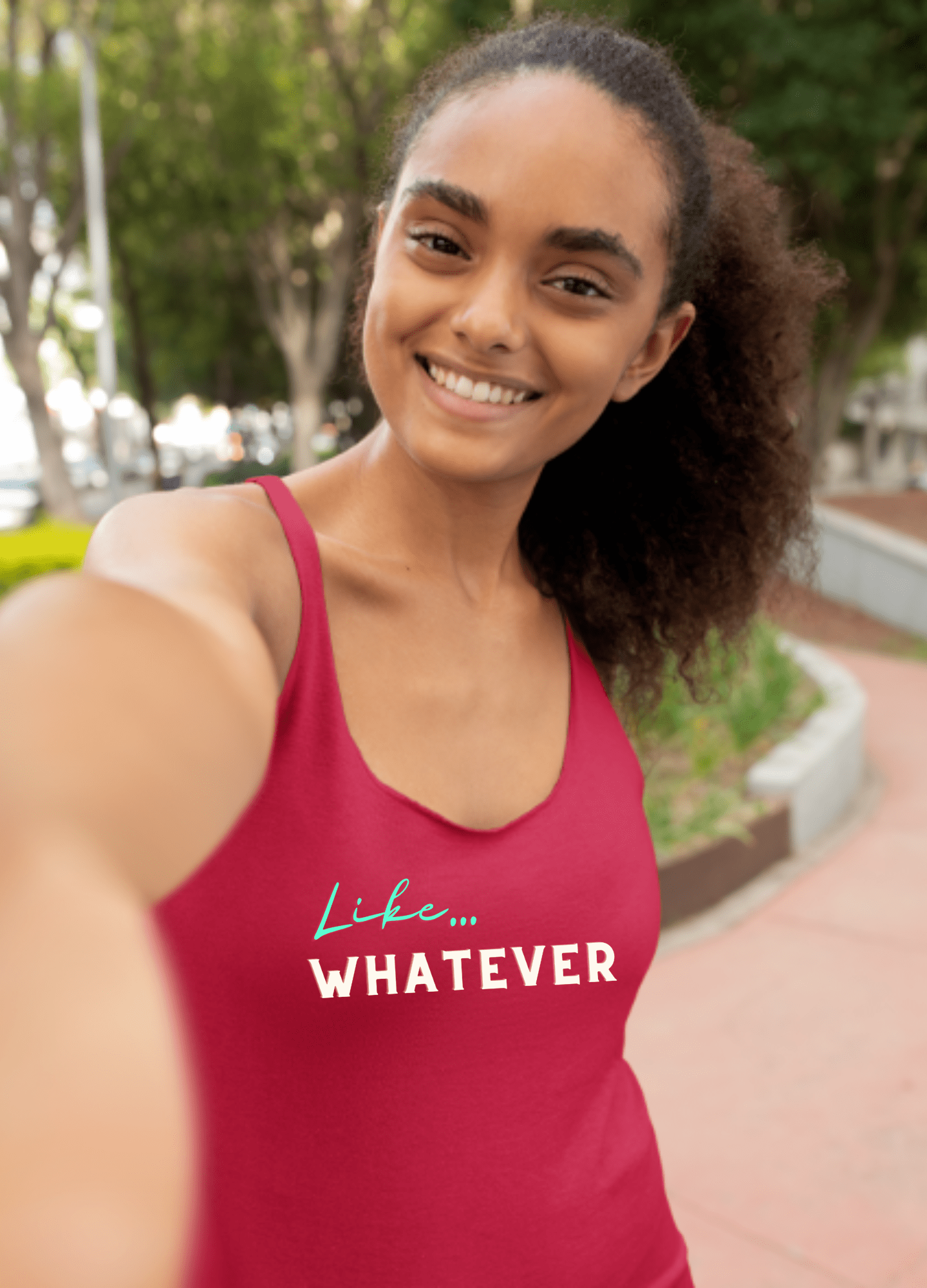 Like Whatever | Racerback Tank - Totally Bri LLC