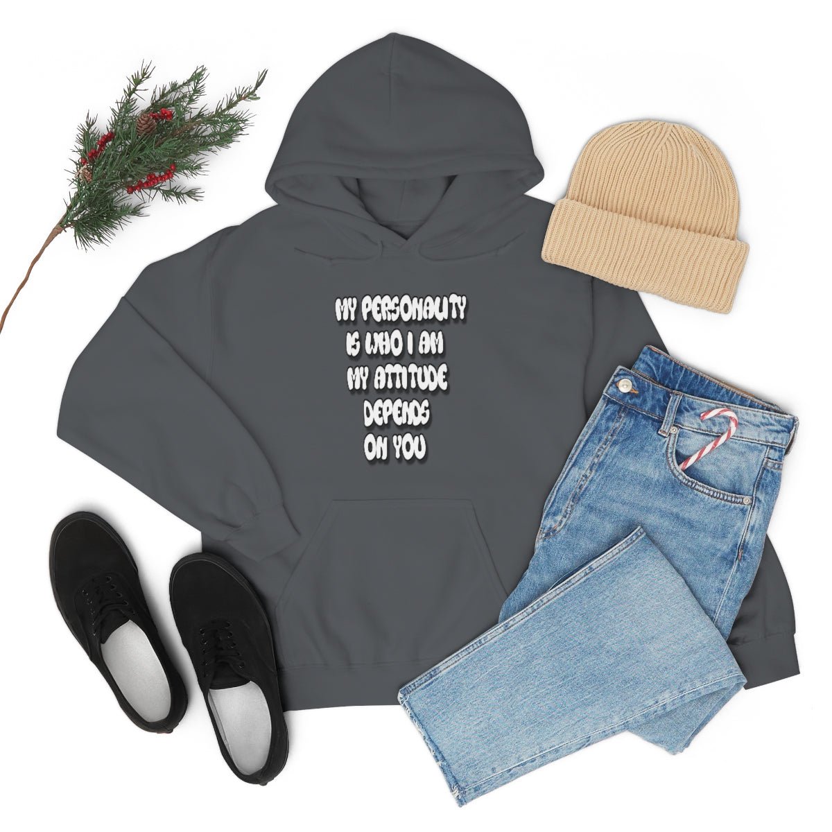 Personality Vs. Attitude | Unisex Hoodie - Totally Bri LLC