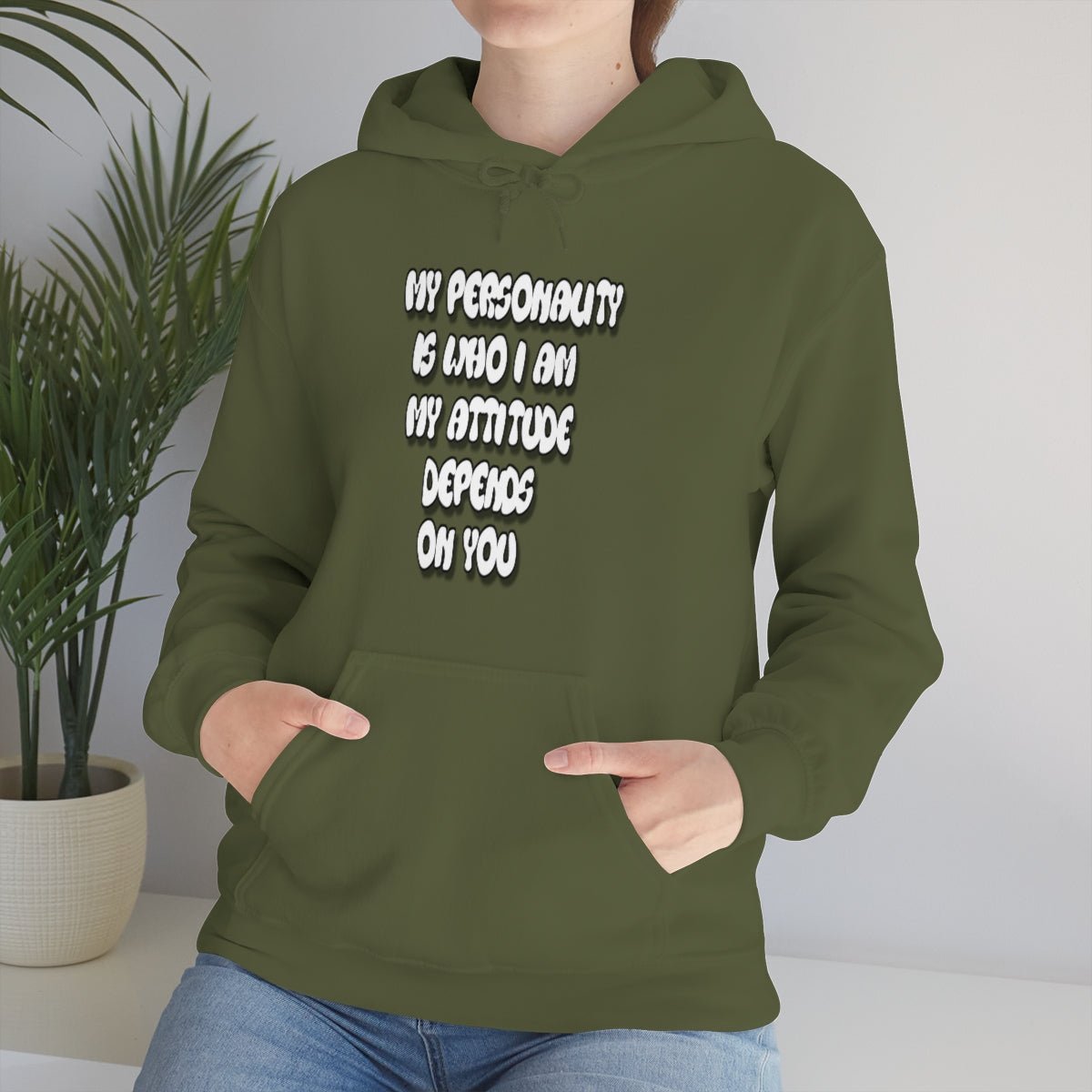 Personality Vs. Attitude | Unisex Hoodie - Totally Bri LLC