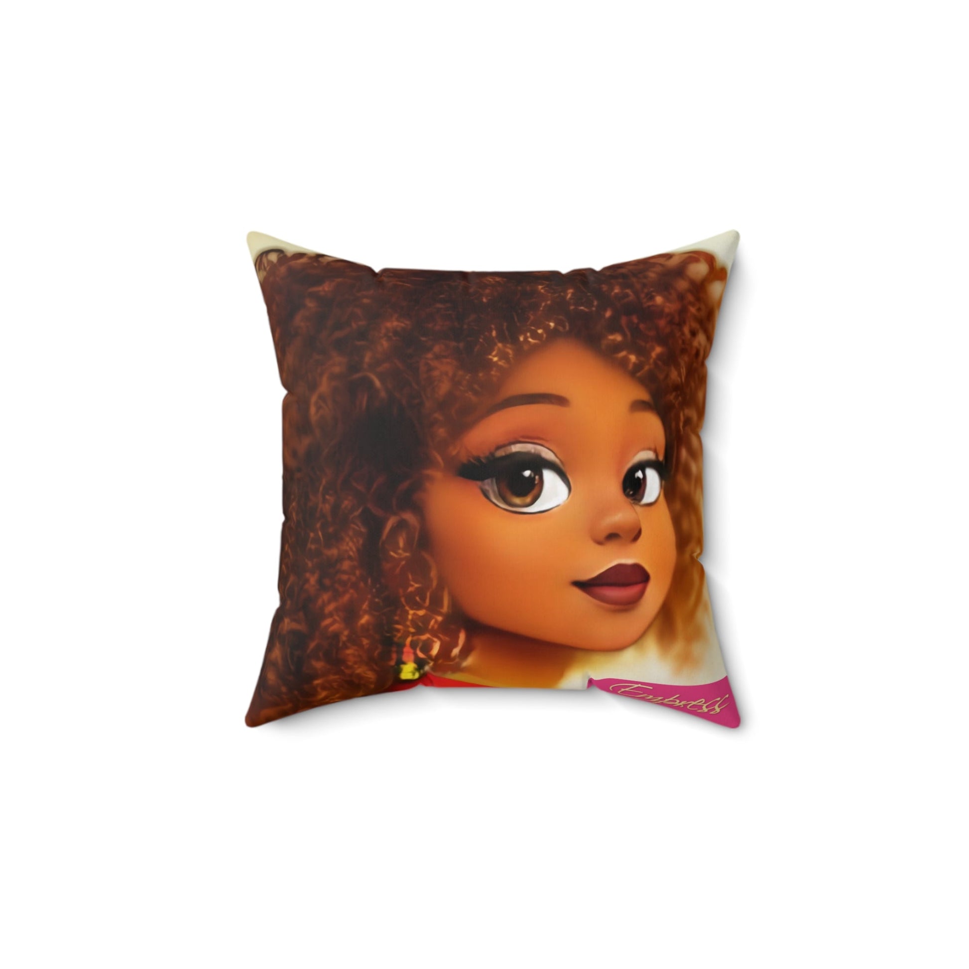 Personalized Cartoon Face | Square Pillow - Totally Bri LLC