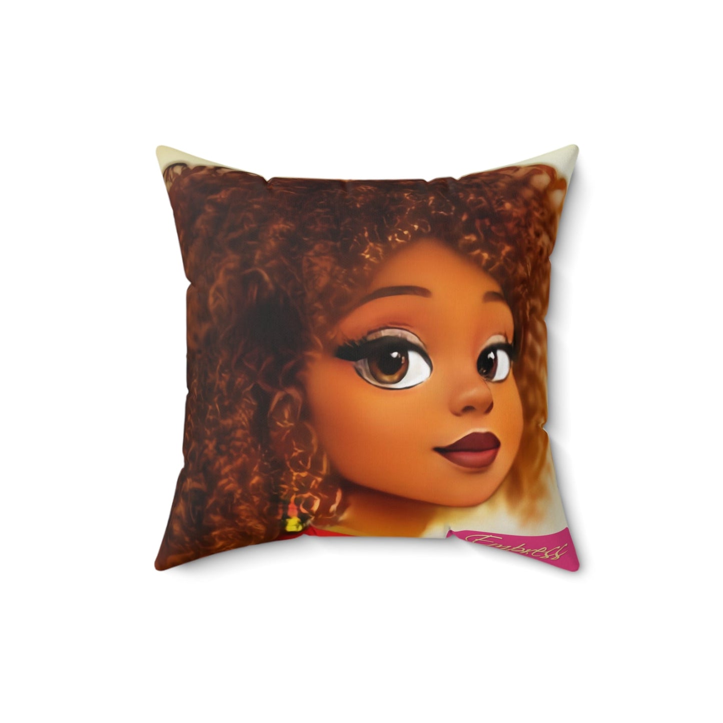 Personalized Cartoon Face | Square Pillow - Totally Bri LLC