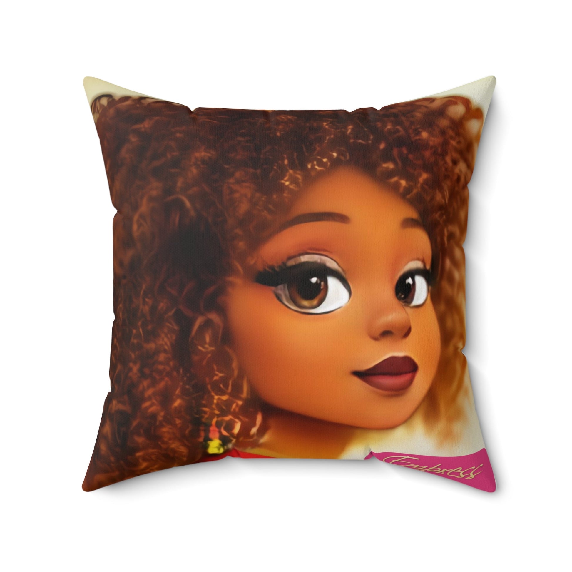 Personalized Cartoon Face | Square Pillow - Totally Bri LLC