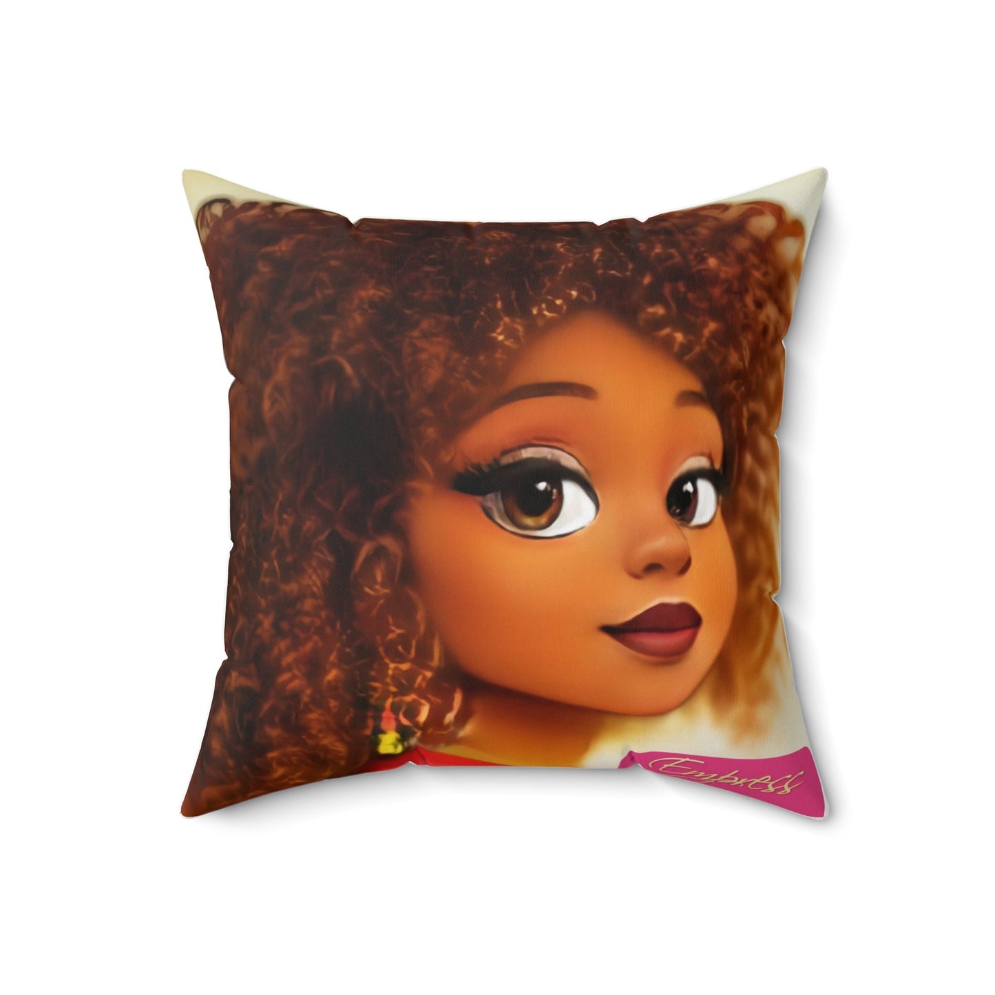 Personalized Cartoon Face | Square Pillow - Totally Bri LLC