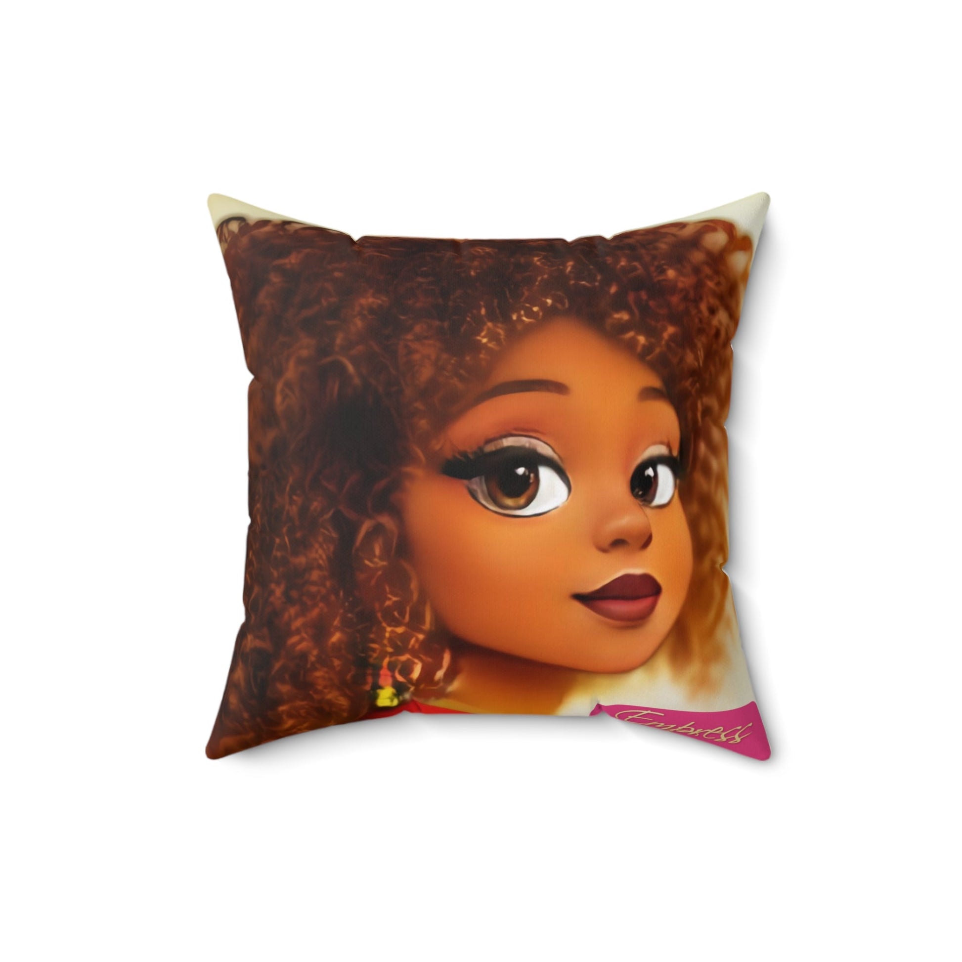 Personalized Cartoon Face | Square Pillow - Totally Bri LLC