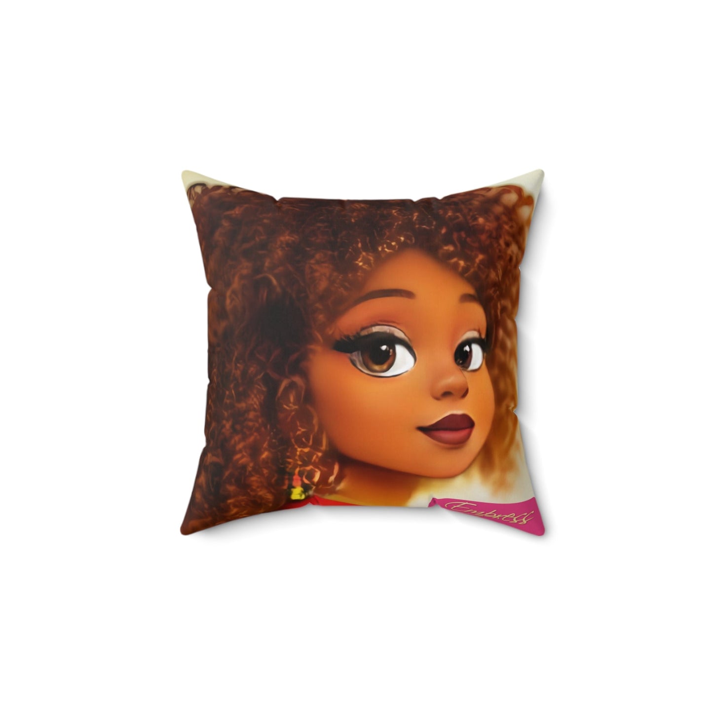 Personalized Cartoon Face | Square Pillow - Totally Bri LLC