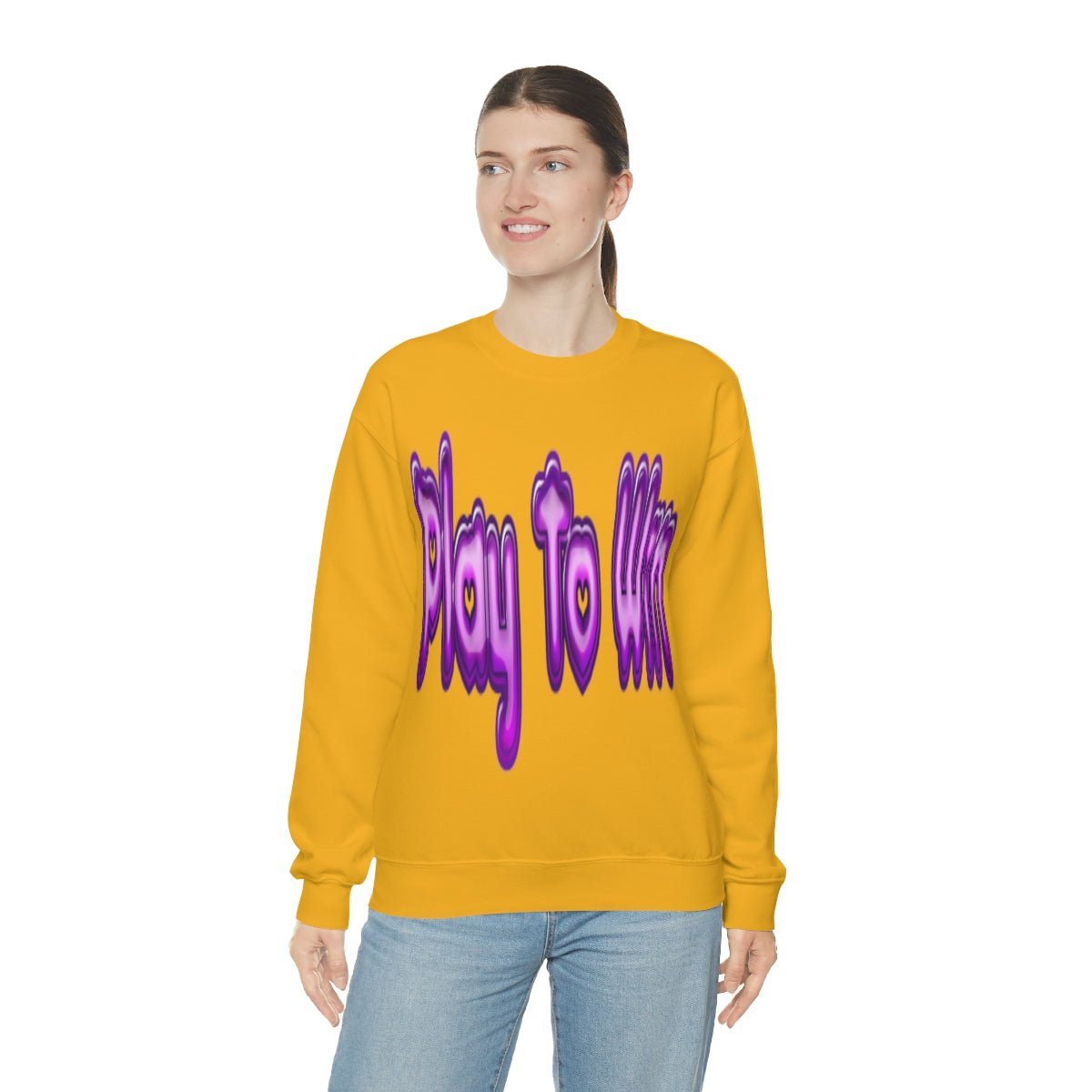 Play To Win | Crewneck Sweatshirt - Totally Bri LLC