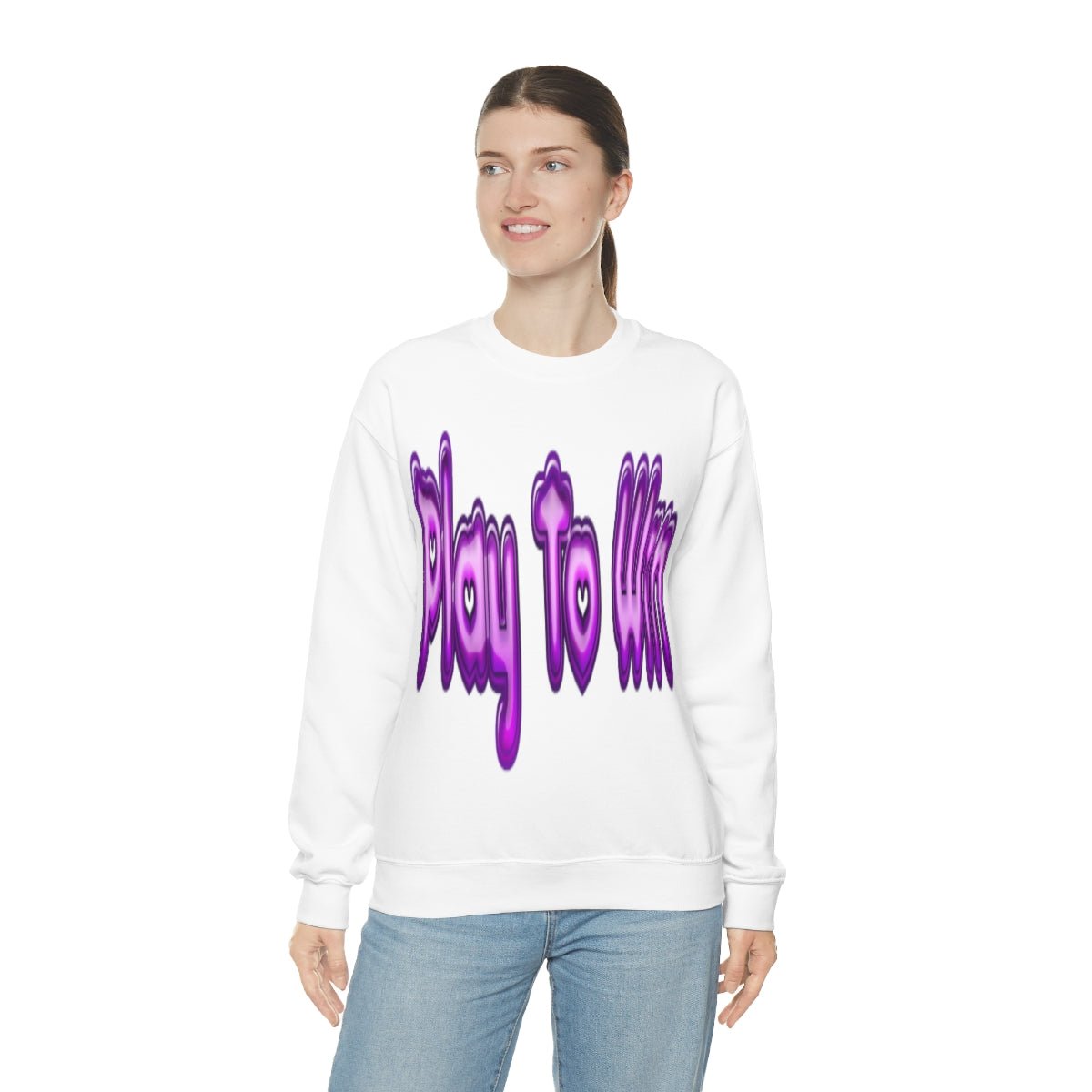 Play To Win | Crewneck Sweatshirt - Totally Bri LLC