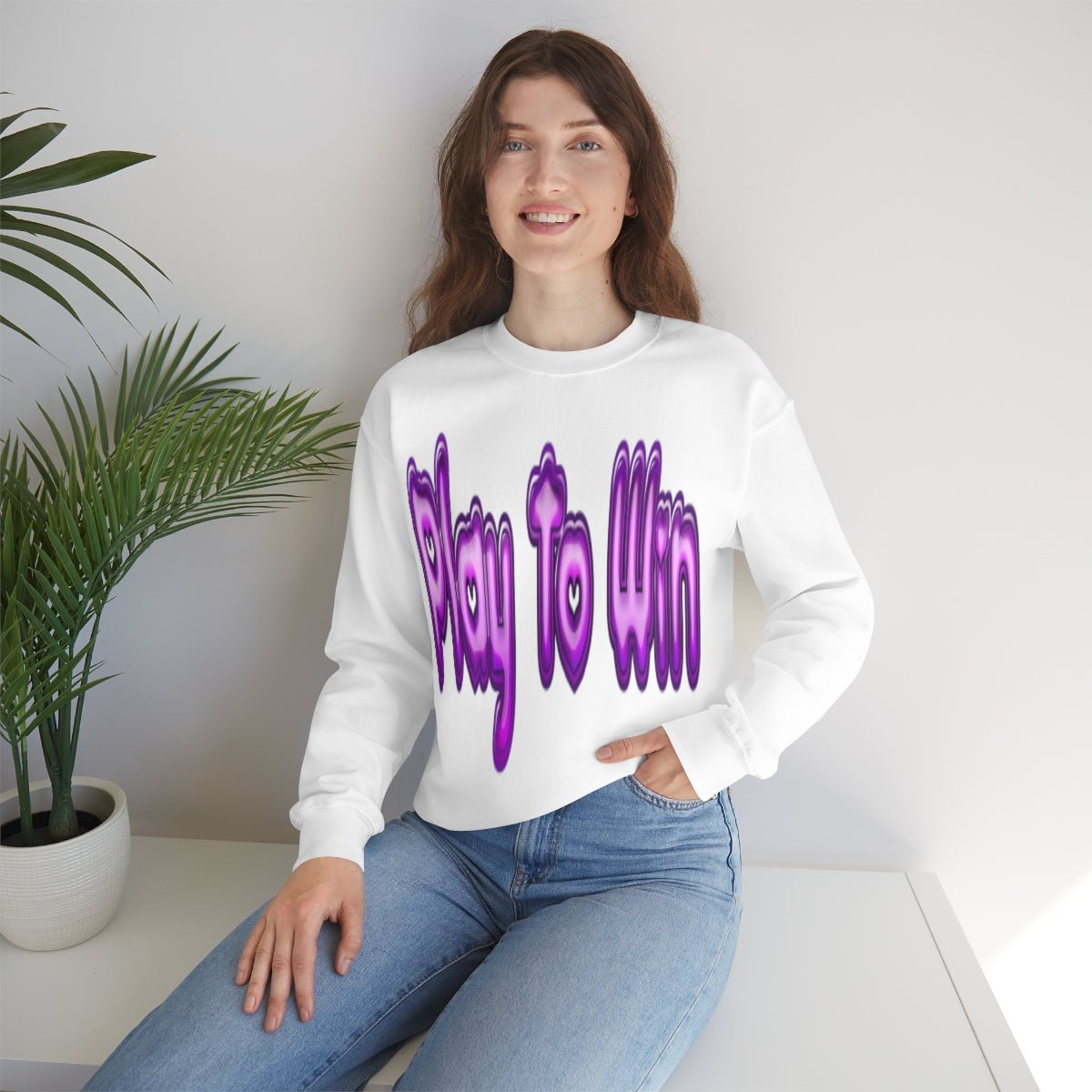 Play To Win | Crewneck Sweatshirt - Totally Bri LLC