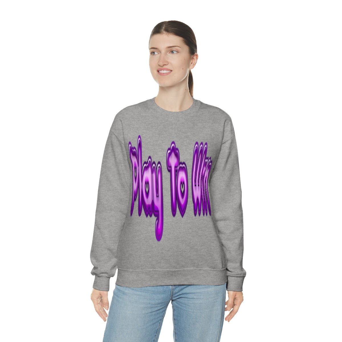 Play To Win | Crewneck Sweatshirt - Totally Bri LLC