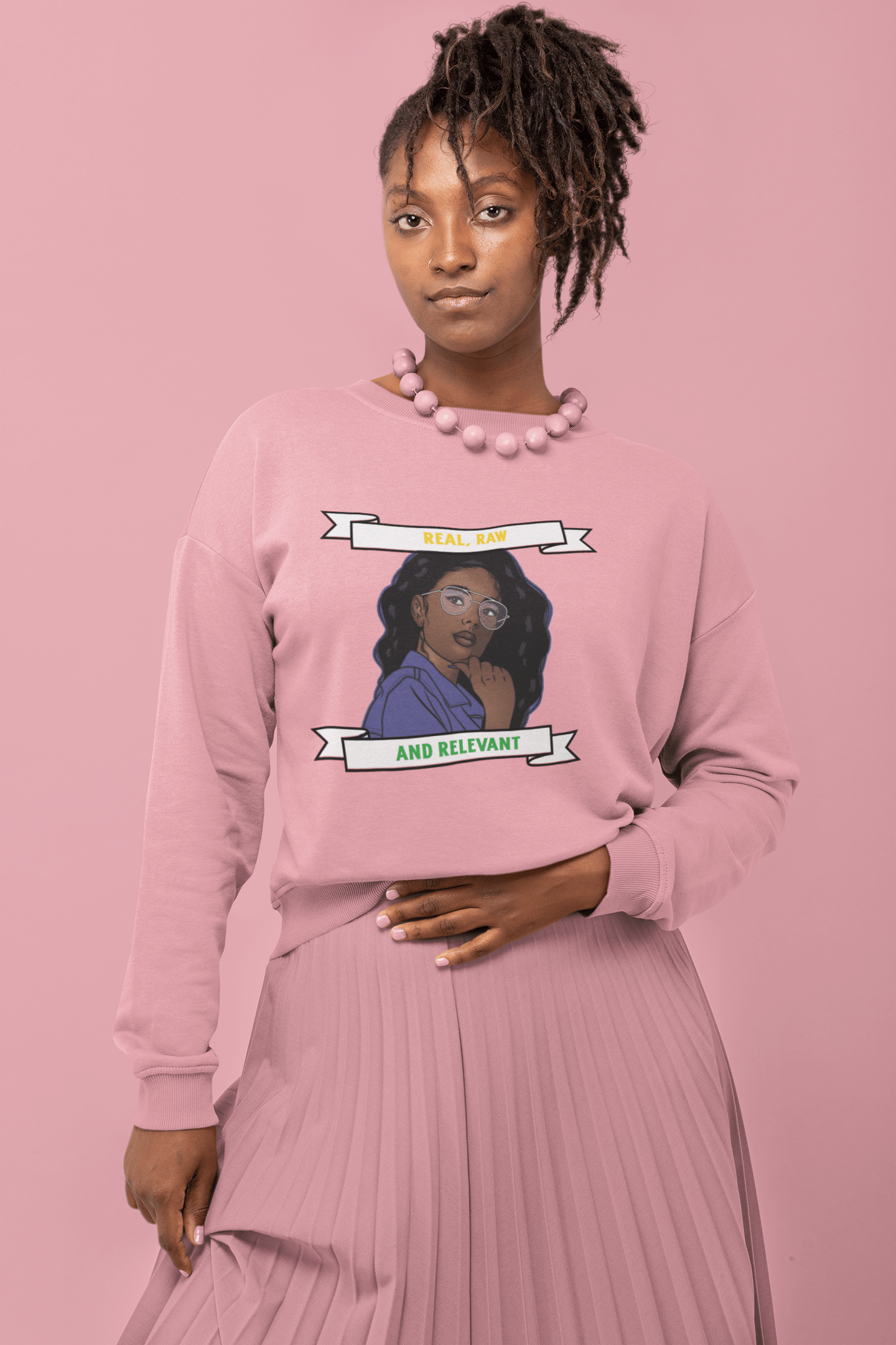 Real, Raw, & Relevant | Sweatshirt - Totally Bri LLC