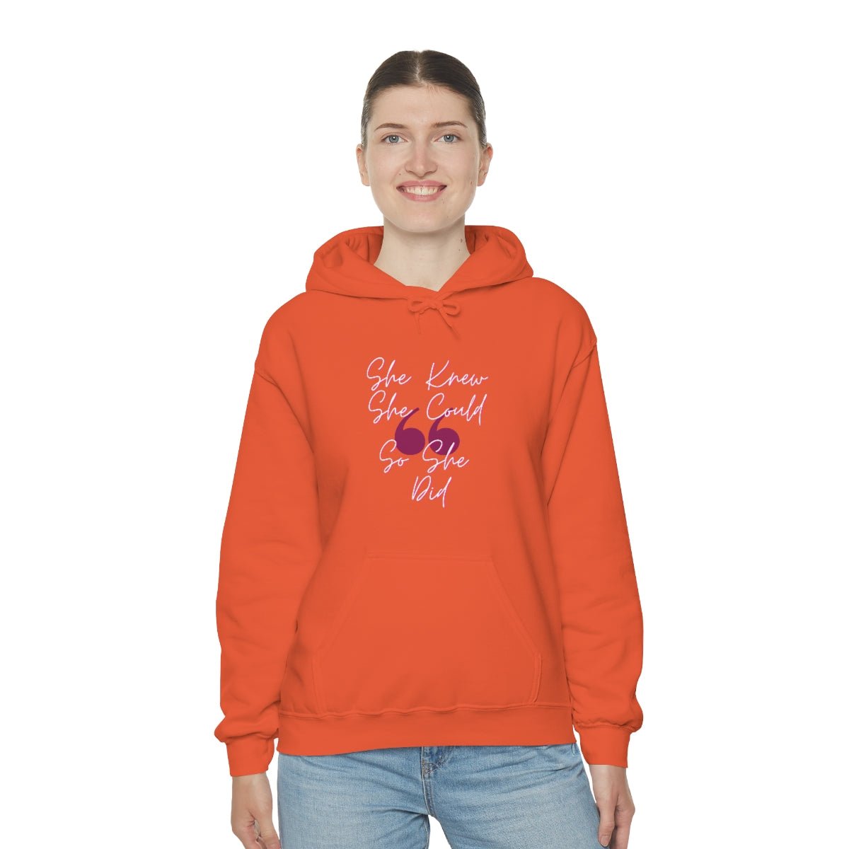 She Knew She Could | Unisex Hoodie - Totally Bri LLC