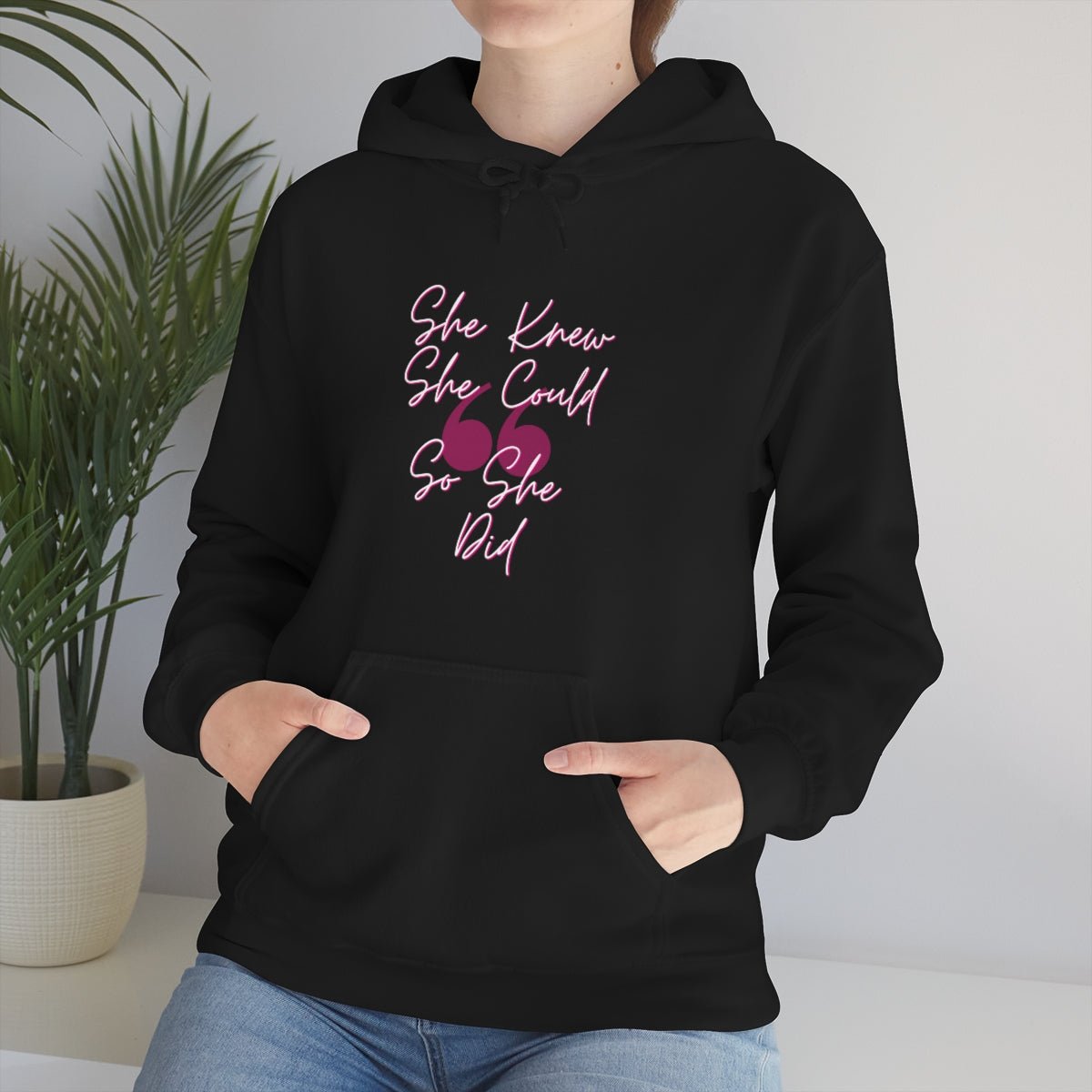 She Knew She Could | Unisex Hoodie - Totally Bri LLC